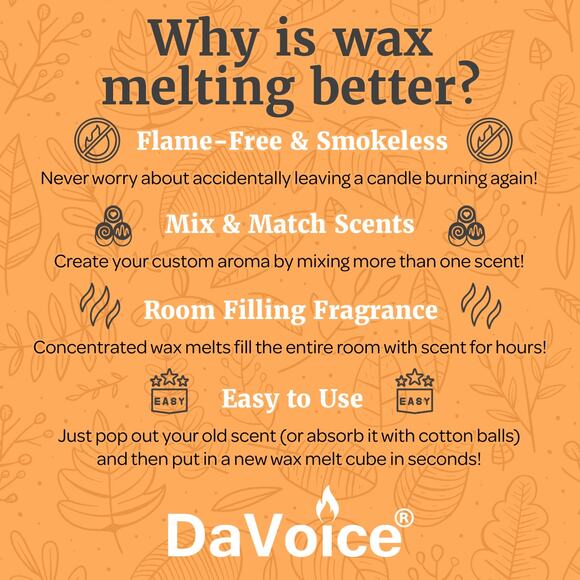 5 Pack - Caramel Apple Cinnamon Pumpkin Spice Vanilla Marshmallow Fall Wax Melts - Picture 9 of 15